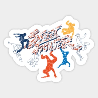 street fighter Sticker